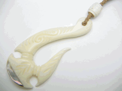 Notched Hook pendant