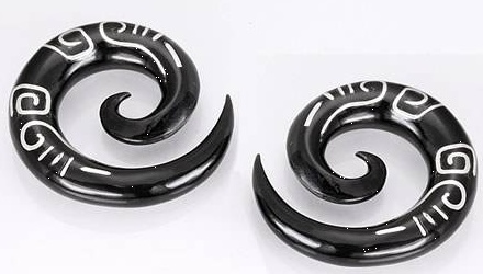 Horn Spiral body jewelry