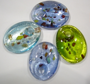 Lava Glass Round Pendant