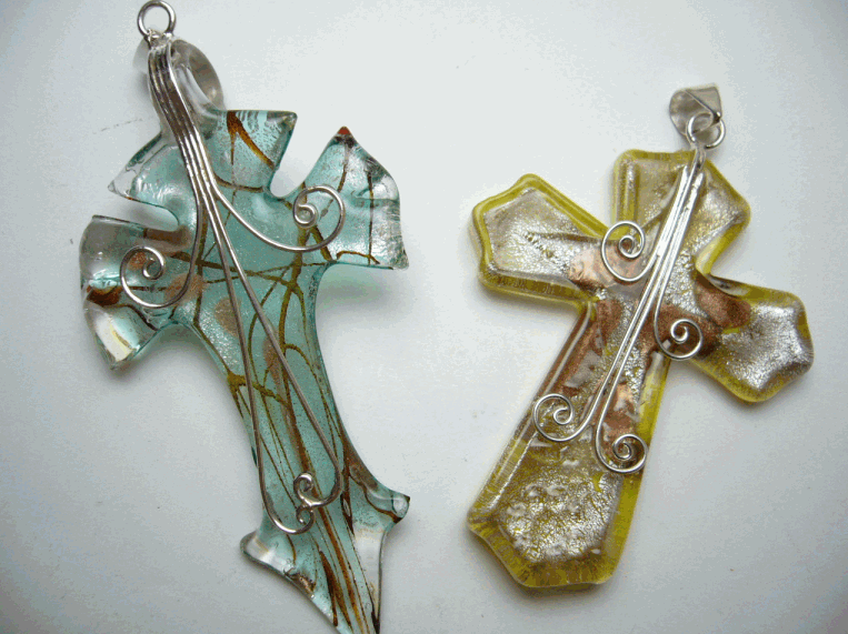 Cross Murano Glass Jewelry