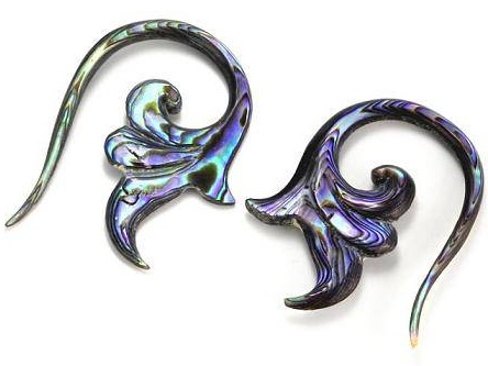 Abalone body jewelry