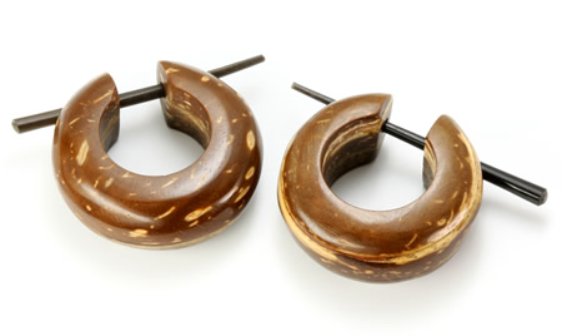 Coconut Shell body jewelry