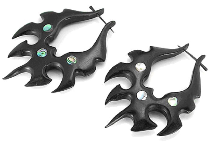 Tribal wood Body Jewelry
