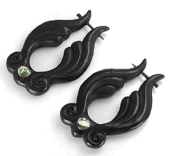 Winged Wood Body Jewelry