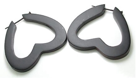 Wood Heart Stirrups
