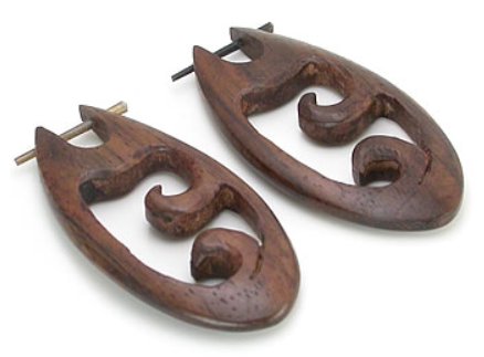 Wave Wood Body Jewelry