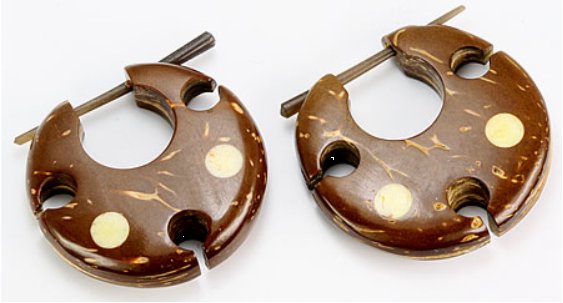Coconut Shell Body Jewelry